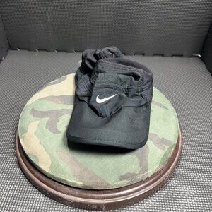 Nike Dri-Fit Featherlight Adjustable Black Visor Cap